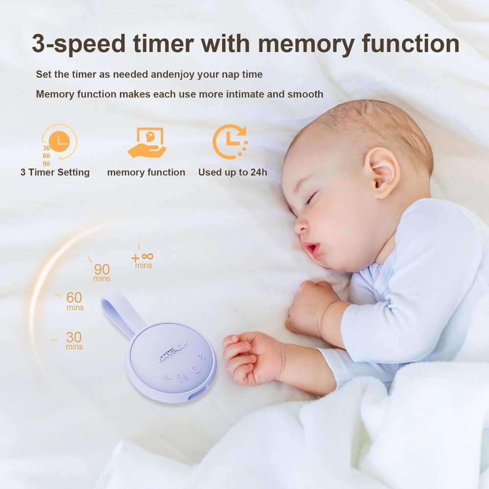 NEW Sound White Noise Machine Portable 2 in 1 Bluetooth Speaker - Picture 4 of 13